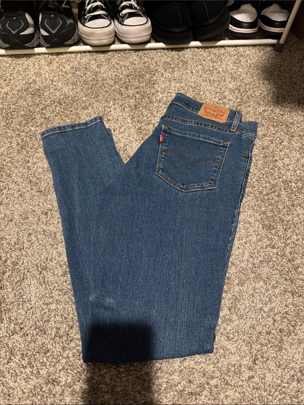 Levi's Women's Medium Blue Skinny-Leg Jeans